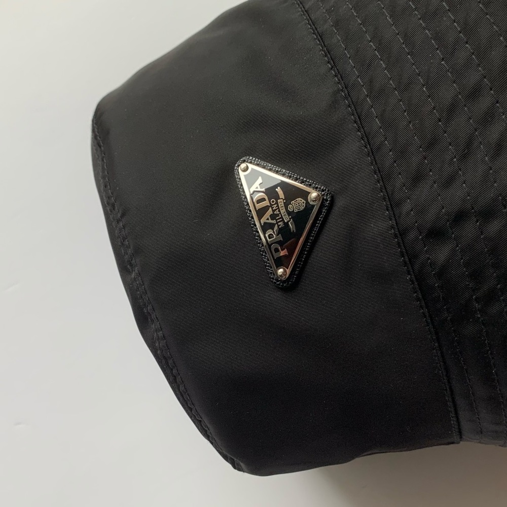 Prada Black Bucket Hat - Picture 15 of 16